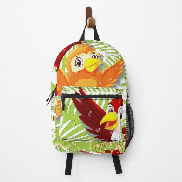 Item preview, : "Tropical Birds in Vibrant Jungle" designed and sold by Graphollio-shop.