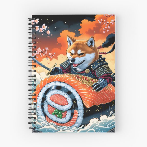 Item preview, Shiba Inu samurai designed and sold by Zazeyy.