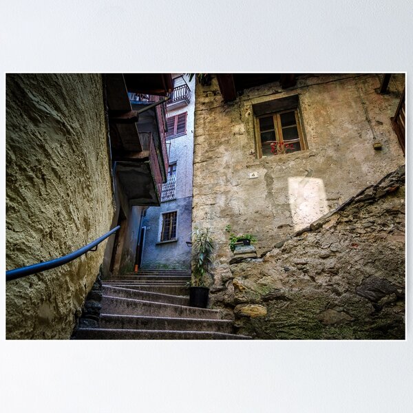 Item preview, Little Street of Isola Bella, Stresa, Lake Maggiore, Piedmont, Italy designed and sold by SoulEchoesPhoto.