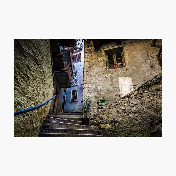 Item preview, Little Street of Isola Bella, Stresa, Lake Maggiore, Piedmont, Italy designed and sold by SoulEchoesPhoto.