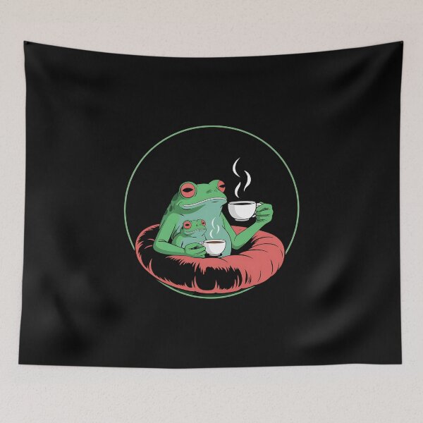 Item preview, Family Coffee Frog designed and sold by ATOTI.