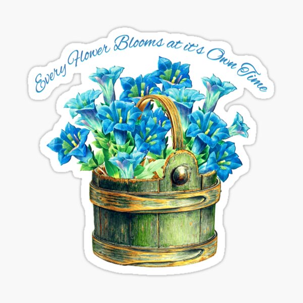 Item preview, Every Flower Blooms at it's Own Time, Flower Box designed and sold by Shelby Designs!.