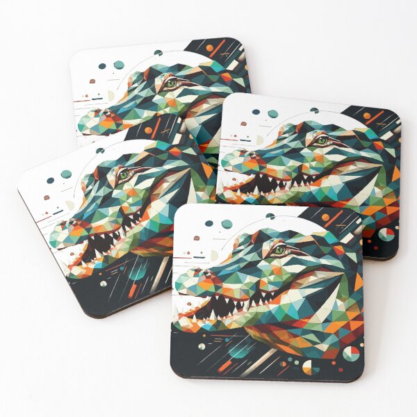 Item preview, Geometric Alligator Art designed and sold by houta.