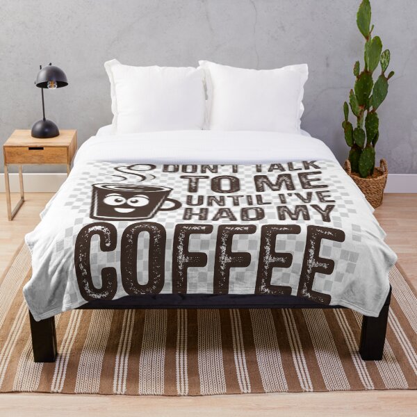 Artikelvorschau, Erst Kaffee, dann reden – Grumpy Coffee Zitat entworfen und verkauft von Thompika.