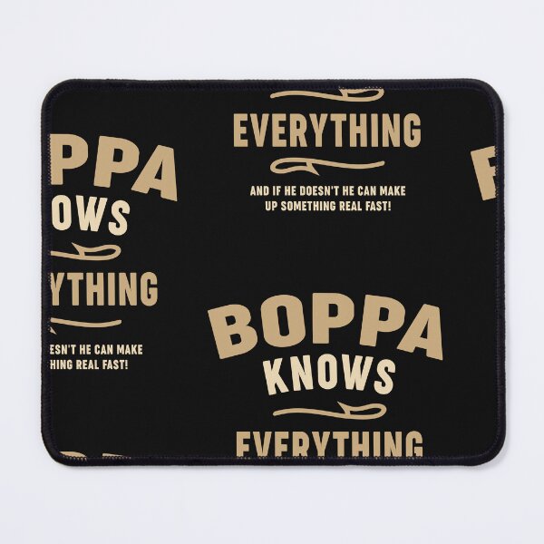 Item preview, Boppa Knows Everything Funny Dad Grandpa designed and sold by cidolopez.