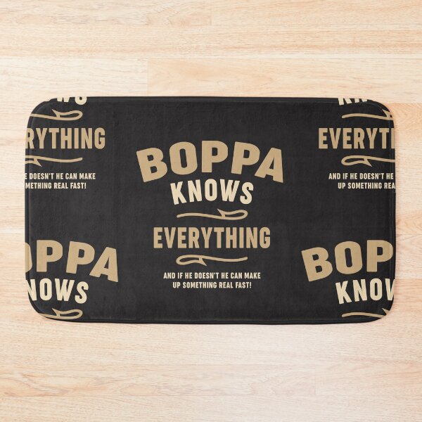 Item preview, Boppa Knows Everything Funny Dad Grandpa designed and sold by cidolopez.