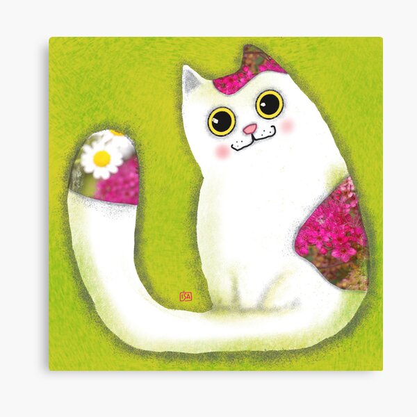 Item preview, Flowering Cat designed and sold by FernandezIsabel.