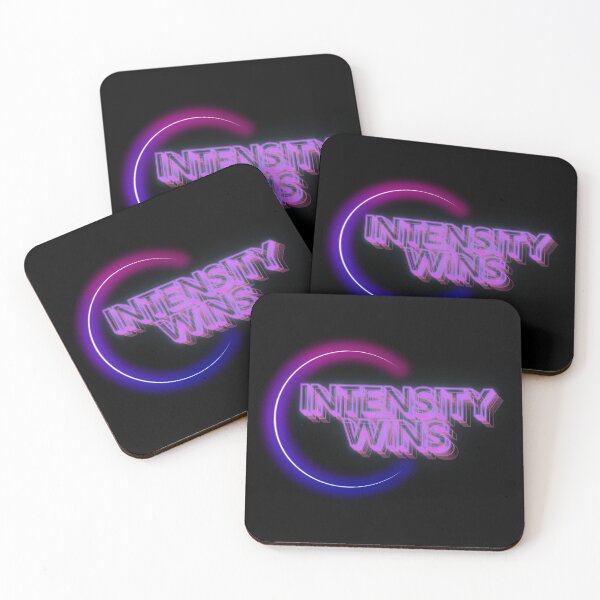 Item preview, Performance Wall Art | Intensity Wins | Neon Achievement Gift designed and sold by TextMuse.