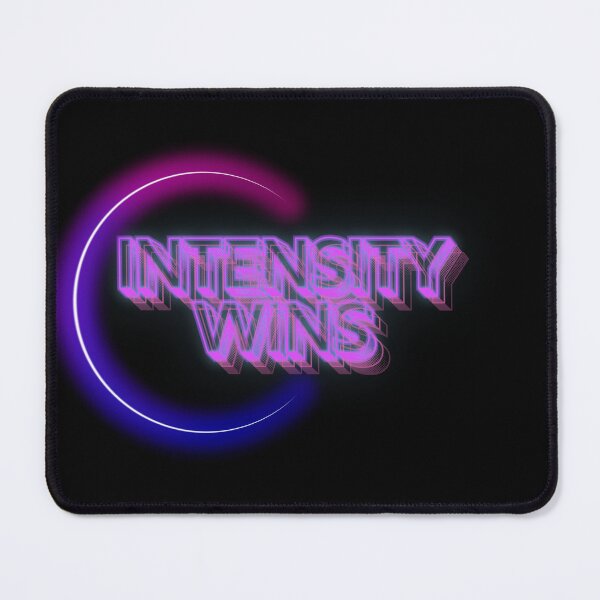 Item preview, Performance Wall Art | Intensity Wins | Neon Achievement Gift designed and sold by TextMuse.