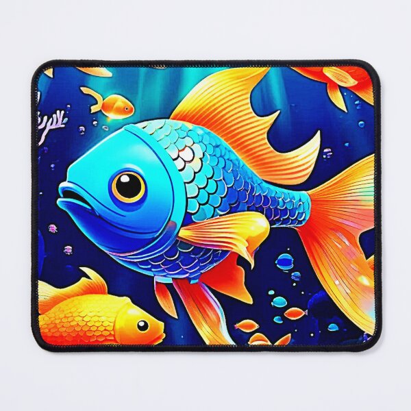 Item preview, Fantasy Fish Swim Design designed and sold by Health And Fitness Posts e-Store.