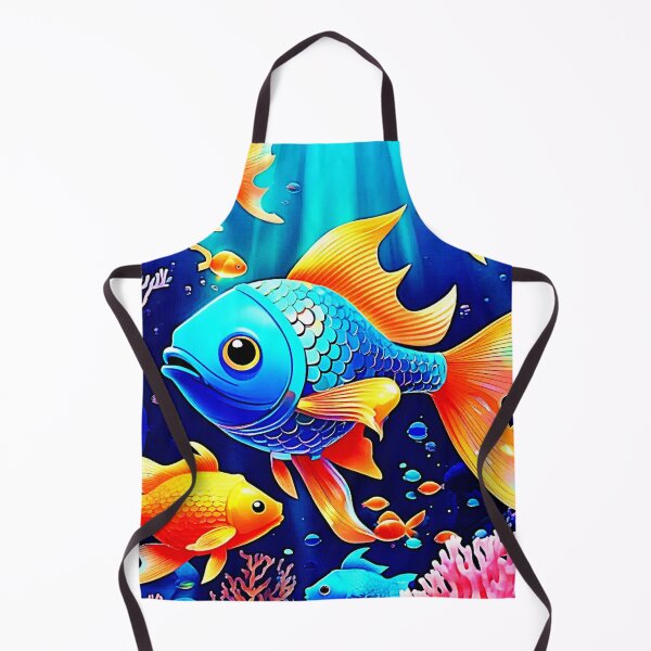 Item preview, Fantasy Fish Swim Design designed and sold by Health And Fitness Posts e-Store.