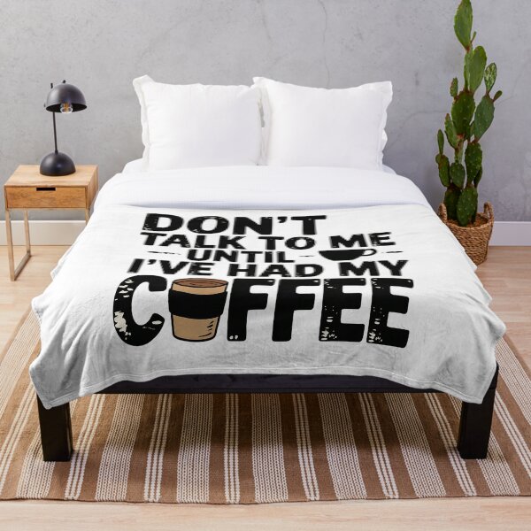 Artikelvorschau, Erst Kaffee, dann reden – Grumpy Coffee Zitat entworfen und verkauft von Thompika.