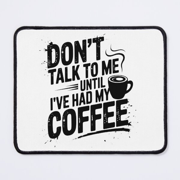Item preview, Coffee First, Talk Later – Grumpy Coffee Quote designed and sold by Thompika.