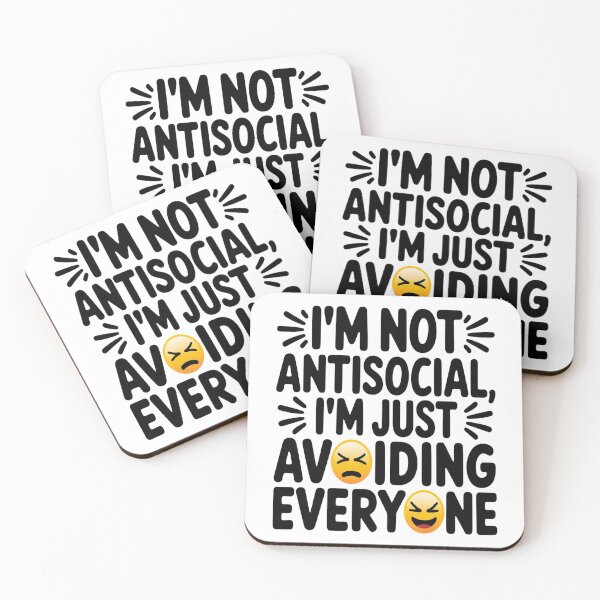 Item preview, I'm Not Antisocial – Just Avoiding You designed and sold by Thompika.