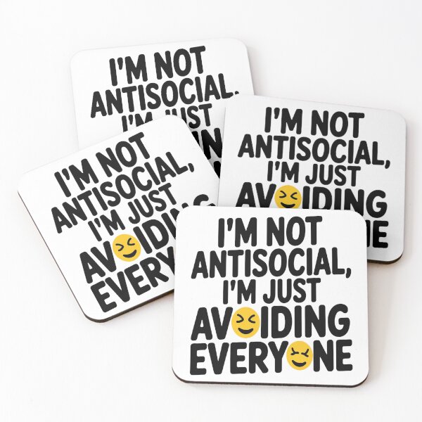 Item preview, I'm Not Antisocial – Just Avoiding You designed and sold by Thompika.