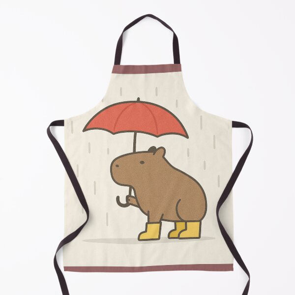 Item preview, Capybara Weather Report: 100% Chance of Cuteness designed and sold by GusiaTreasures.