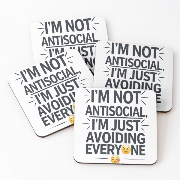 Item preview, I'm Not Antisocial – Just Avoiding You designed and sold by Thompika.