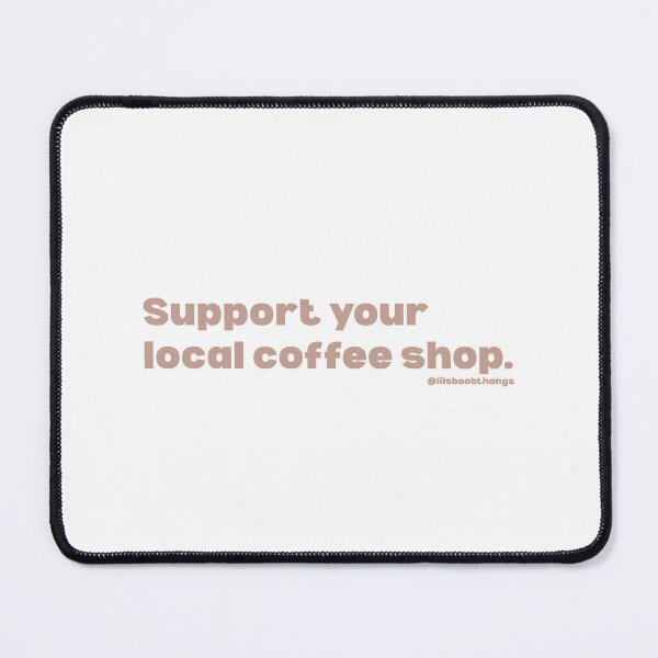 Item preview, Support your local coffee shop. V5, light brown | @lilsboobthangs designed and sold by lilsboobthangs.