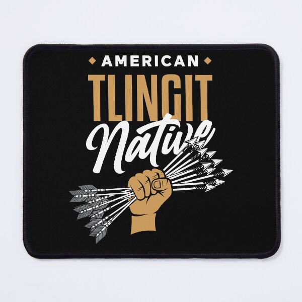 Item preview, AMERICAN TLINGIT NATIVE - Fist of Arrows - Indian Culture BLACK designed and sold by Darling DeDe.