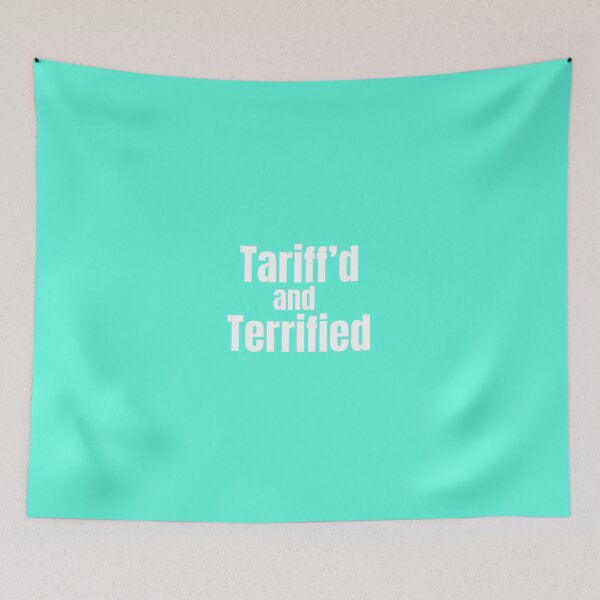 Item preview, Tariff'd and Terrified White designed and sold by Cutsandsparks.