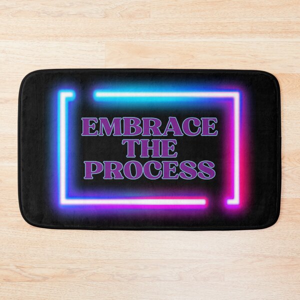 Item preview, Growth Mindset Wall Art | Embrace The Process | Neon Development Gift designed and sold by TextMuse.