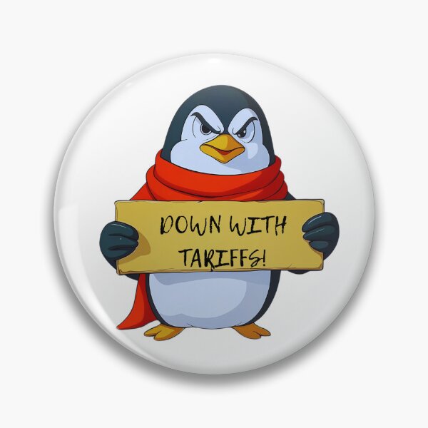 Item preview, protestant penguin - down with tariffs designed and sold by MonterArt.