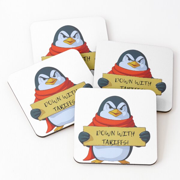 Item preview, protestant penguin - down with tariffs designed and sold by MonterArt.