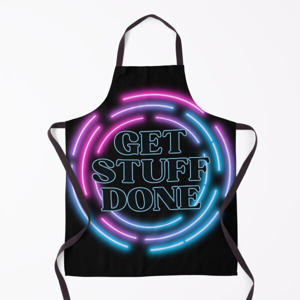 Item preview, Productivity Wall Art | Get Stuff Done | Neon Motivation Office Gift designed and sold by TextMuse.