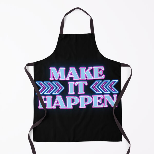 Item preview, Achievement Wall Art | Make It Happen | Neon Action Office Gift designed and sold by TextMuse.
