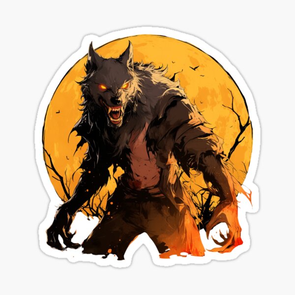 Item preview, Werewolf // wolves // Halloween // wolfman // haunted vibes // Wolf designed and sold by SMARTKIT  DESIGNAGENCY.