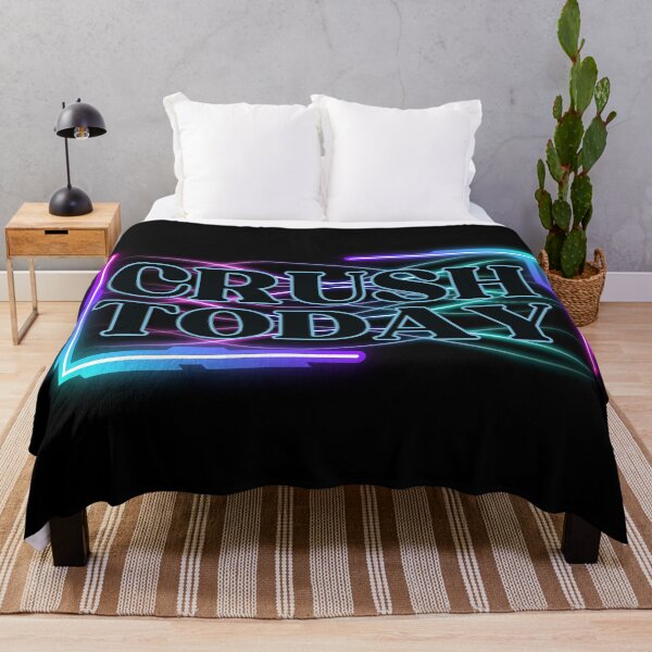 Item preview, Daily Productivity Wall Art | Crush Today | Neon Ambition Office Gift designed and sold by TextMuse.
