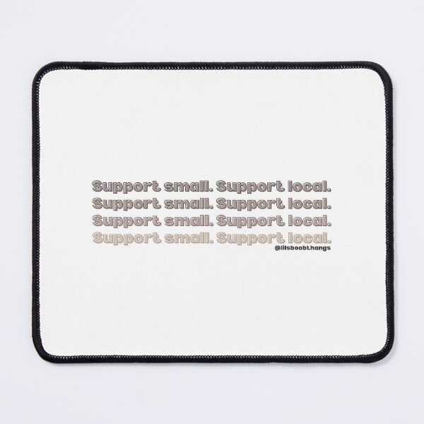 Item preview, Support small. Support local. v2, many lines, light brown, ombre | @lilsboobthangs designed and sold by lilsboobthangs.