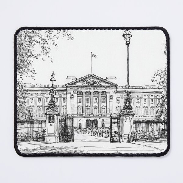Item preview, Buckingham Palace London England in Ink designed and sold by hussardigital.