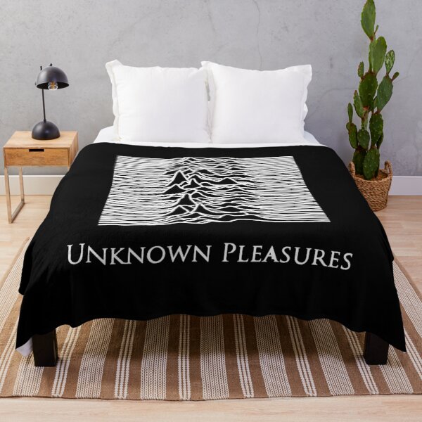 Aperçu de l'œuvre Groupe post-punk des années 80 Unknown pleasures 8 bits créée et vendue par Dummieart.