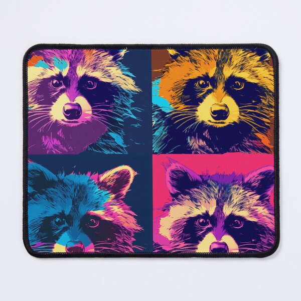 Item preview, Raccoon Popart designed and sold by RedHandedOD.