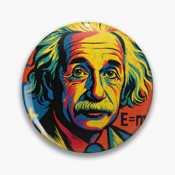 Item preview, Albert Einstein Pop Art Portresi – Renkli ve Yaratıcı Bilim İkonu designed and sold by PrometheusStyle.