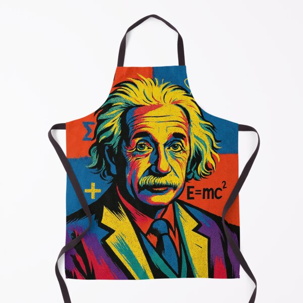 Item preview, Albert Einstein Pop Art Portresi – Renkli ve Yaratıcı Bilim İkonu designed and sold by PrometheusStyle.