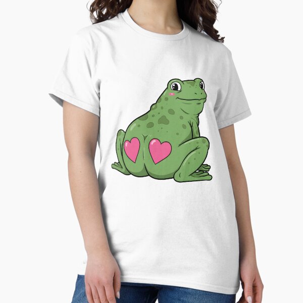 Item preview,  Frog Butt Love – Cute & Cheeky Amphibian designed and sold by Komalexo.