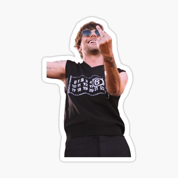 Item preview, Louis Tomlinson Middle finger  designed and sold by newfangirlmerch.