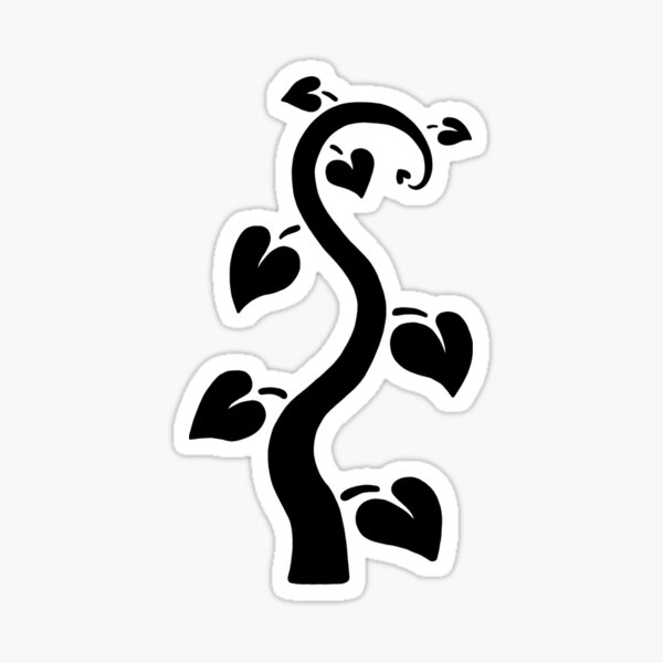 Item preview, Black Vine Silhouette designed and sold by No-Fly-Magpie.
