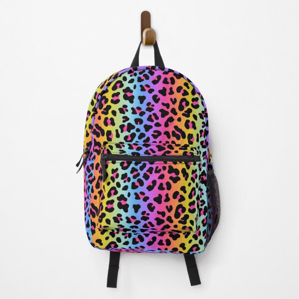 Item preview, Cat Silhouette - rainbow cheetah print designed and sold by NotARealGrownUp.