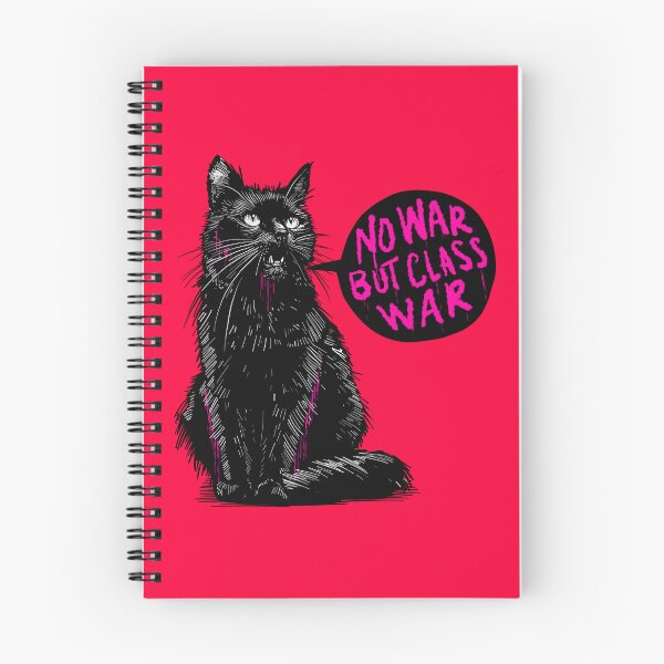 Item preview, No War But Class War Cat designed and sold by KilkennyCat Art.