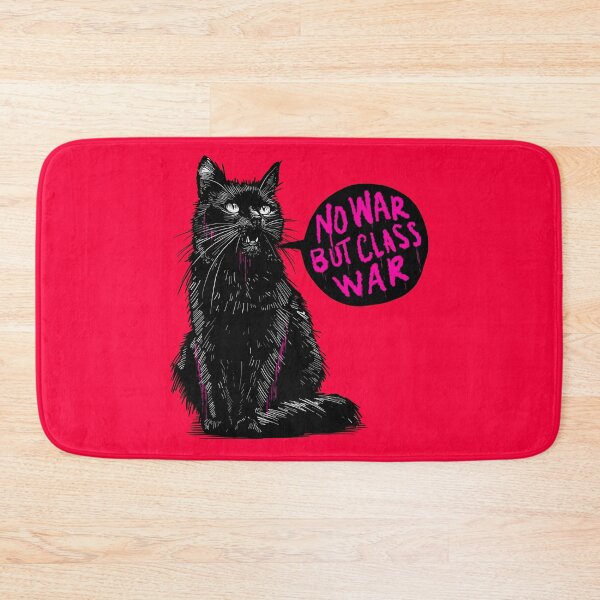 Item preview, No War But Class War Cat designed and sold by KilkennyCat Art.