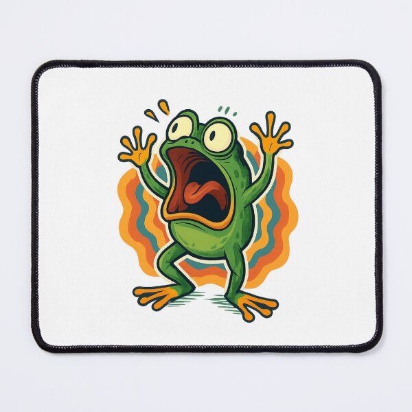 Item preview, Froggy’s Existential Scream designed and sold by ALITOPRINCE.