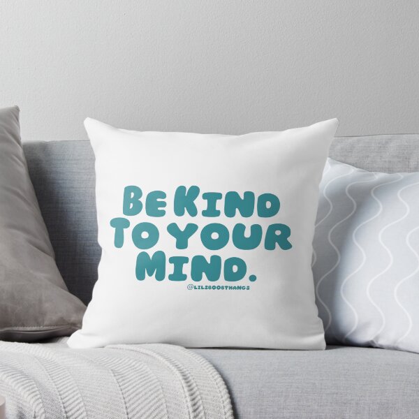 Item preview, Be kind to your mind. v10c, aqua, green, trippy, bold | lilsboobthangs designed and sold by lilsboobthangs.