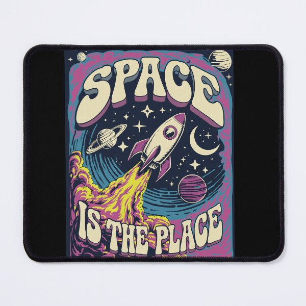 Item preview, Space Is the Place – Retro Cosmic Vibes” designed and sold by PolyakovaKris.