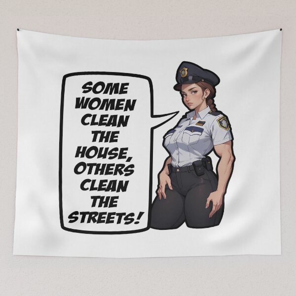 Item preview, Female Police Officer designed and sold by Sawset.