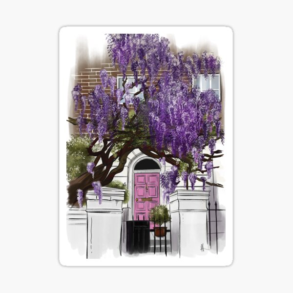 London Wisteria Sticker