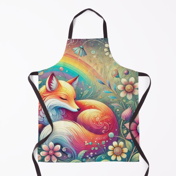 Item preview, Fantasy Fox Sleeping in Flowers designed and sold by alw951.