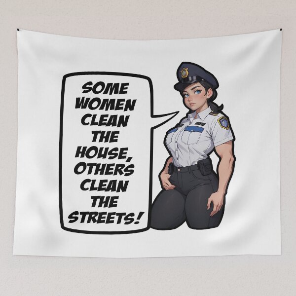 Item preview, Female Police Officer (Brunette Version) designed and sold by Sawset.